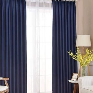 1Pc NEW! Navy Blue Curtain For Window And Door. (Sheer Excluded)