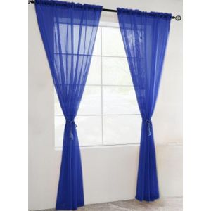 Royal Blue Sheer For Door And Window
