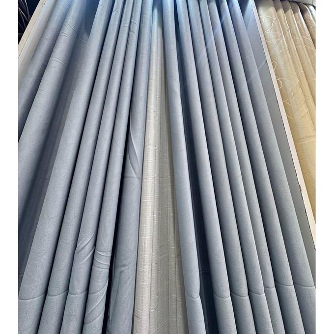 2Pc NEW Premium Quality Blackout Curtains (3m+3m) with 1pc of Heavy White Sheer (5m), All Panels have an Eyelet Header and a Height of 2.4