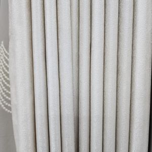 2 Pieces Window Curtains with Floral Design and Eyelet Header.