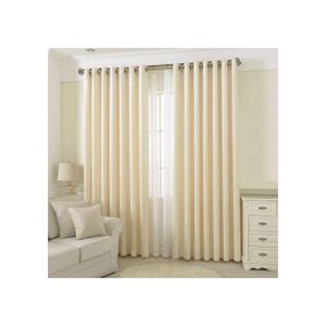 Curtains With Sheer 3Piece Cream Curtains 2Pcs 1.5M Each + FREE SHEER