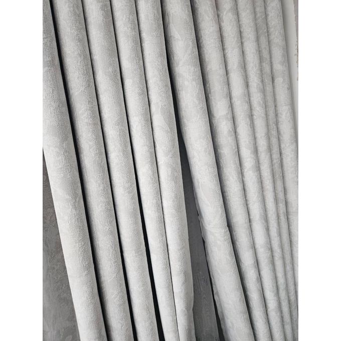 2pcs Super Heavy New Curtain (2m Each) with an Eyelet Header for Easy Installation and Premium Look