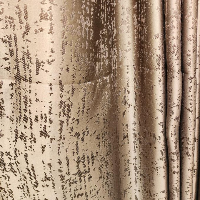 Two Pieces New plain Embossed Luxury Blackout curtains (1.5m+1.5m) with 1pc heavy white sheer (2m).All panels have an eyelet header and a height of 2.4m