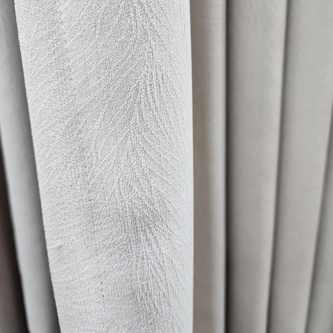 2pcs Textured Curtain (Each 1.5M) with 1Pc Sheer 1.5M