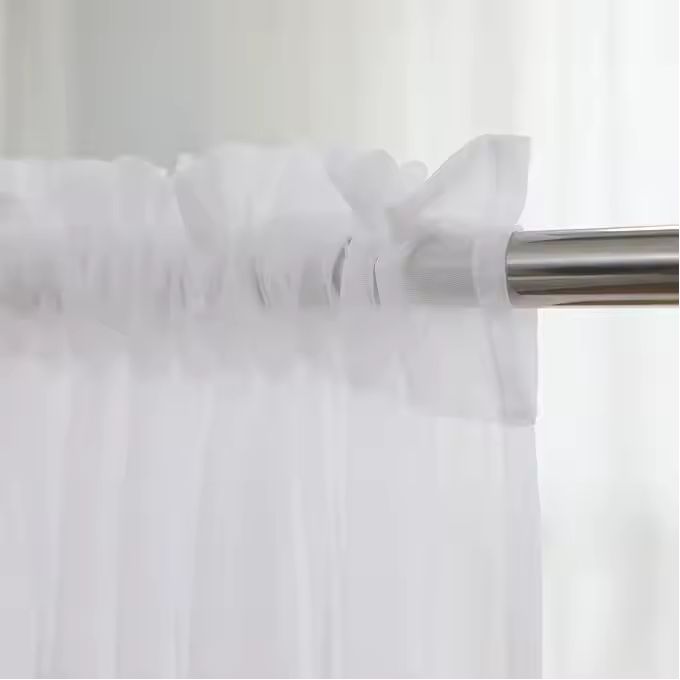 2PCS Modern Window Curtains Beige With Patterns Measuring 1M+1M With A 1Pc FREE Sheer 1.5M. Ideal For Living Room/bedroom/dining Room/study Room/home Office