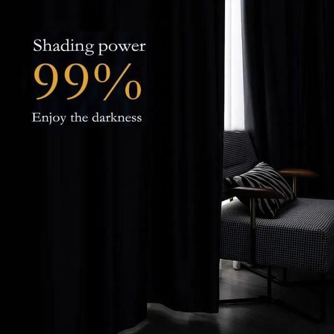 Luxury 3Pcs Blackout petrol BLUE Curtains Set with Premium Heavy Sheer – Heavy Fabric for Windows & Doors – 1.5m x2 Panels + 1 Sheer