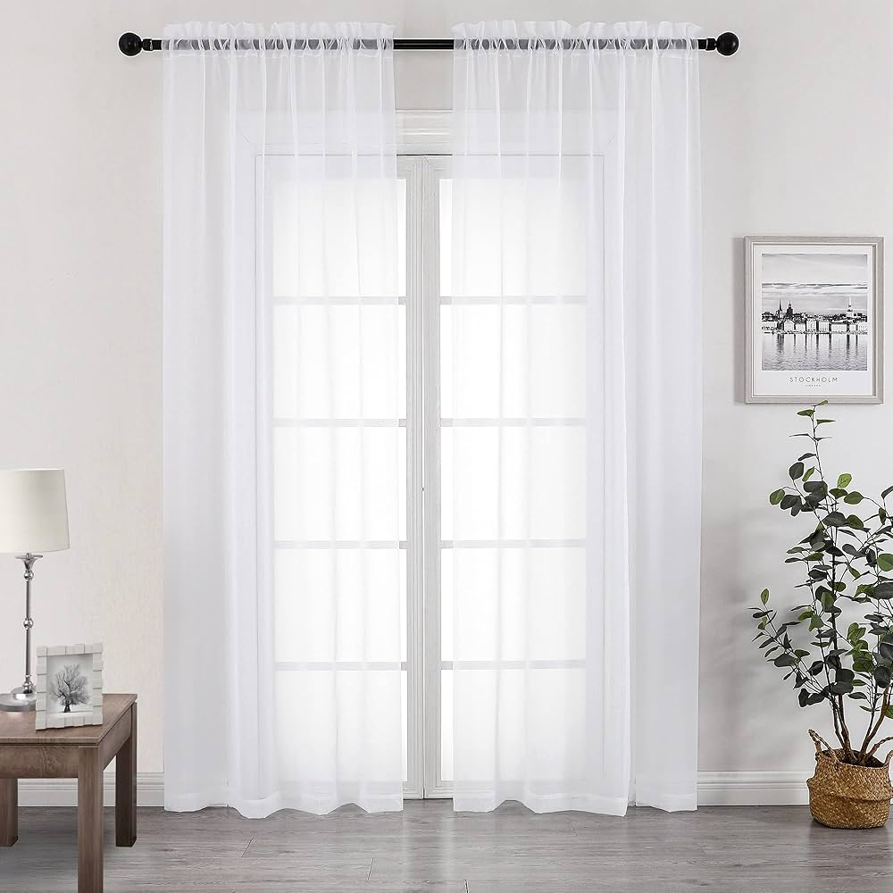 Sheer for Window 2PCS (1.5M+1.5M)