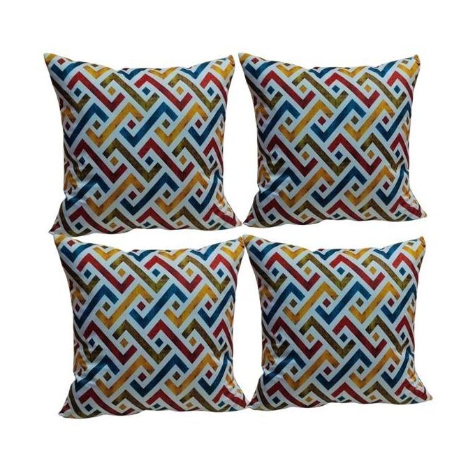 Four versatile throw pillows (45cmX45cm)