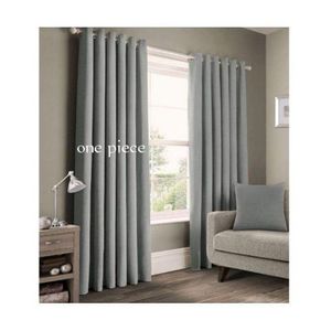 Latest Design 1Pc Grey Curtains 3M Fully Stitched with Eyelet Header