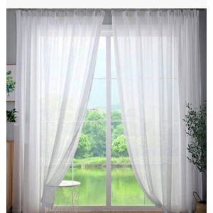 Buy the best white heavy sheer with rod pocket header design from our shop.