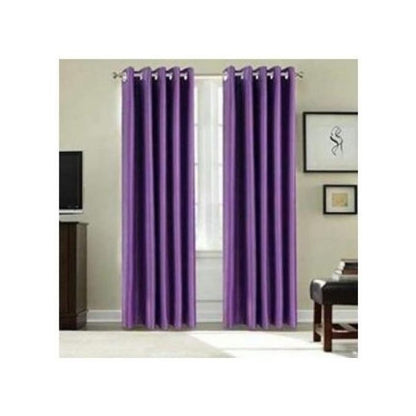 Purple Curtain For Window And Door