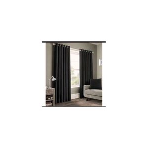 BLACK Curtain 2PCS(1.5M) each and a 2M White Sheer good for living room window and door.