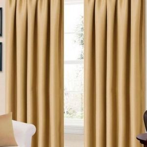 1 Pcs Beige Curtain For Living.Dining/ Bed Room Window And Door