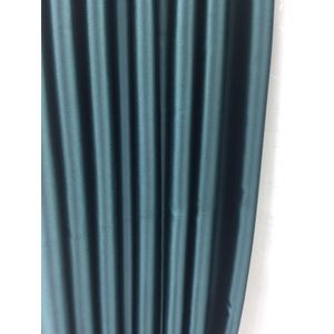 2Pcs Dark Green Heavy Curtain  Patterns