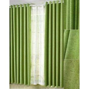 GREEN CURTAIN  FOR WINDOW AND DOOR