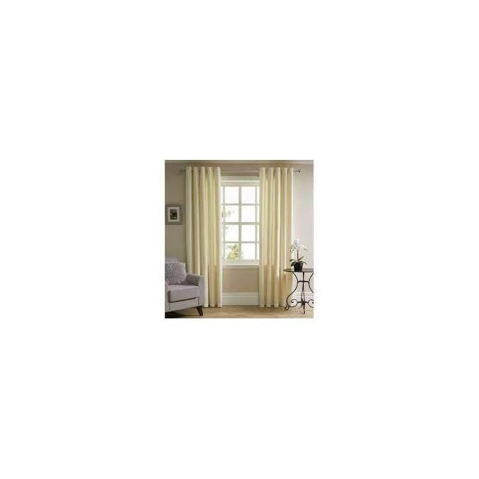 1pics 1.5M Cream Curtain WITH 1.5M White heavy Sheers