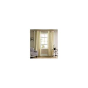 CREAM CURTAINS 2Pcs (1.5m Each) With 2M WHITE HEAVY SHEER For Living Room Window And Door