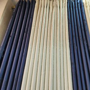 2Pcs NEW TEXTURED Blackout Curtains (1.5m+1.5m) with 1pc of Heavy White Sheer (2m). All Panels Have an Eyelet Header and a Height of 2.4m