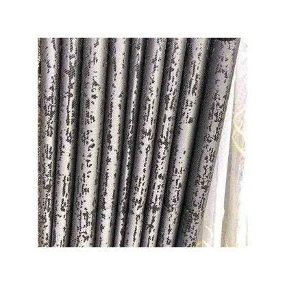 Two Pcs Heavy Blackout Patterned Curtain and Eyelet Header (1.5m Each) with White Heavy Sheer withEyelet Headert Header(2m).