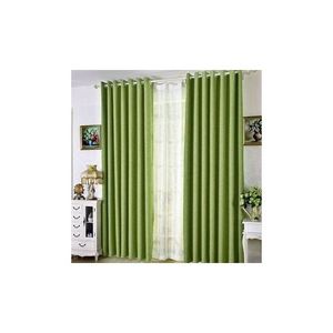 New Green Curtain 2Pc 1.5M Each + FREE SHEER