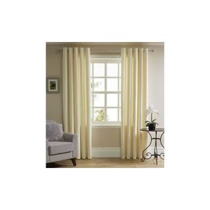 2Pcs Cream Curtain For Windows And Doors