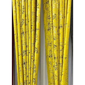 2Pcs Elegant Mustard Yellow Window Curtains For Living Room Perfect For All Home Windows Fully Stitched With White Eyelet Headers + 3M Sheer. All Have A Height Of 2.25M