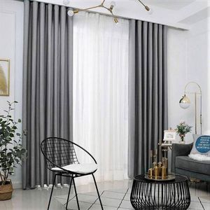 GREY CURTAINS 2Pcs (1.5m Each) Each 2M WHITE SHEER With FREE 2m Single Curtain Rod – Elegant Window Drapes For Living Room & Bedroom