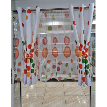 2PCS Of New Style Kitchen Curtain (Each 1.5M Length And 1.12M Height) Unique Kitchen Sheers