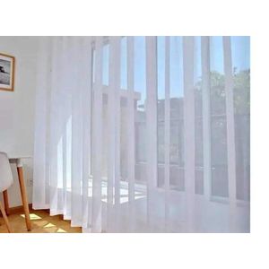1Pc New White Sheers For Windows And Doors