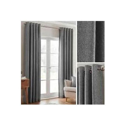 1PC GREY BLACKOUT CURTAIN FOR WINDOW (Excludes Sheer) (One Panel Per Item) 500cm X 225cm (Order Two Items For Appearance Similar To The Picture)