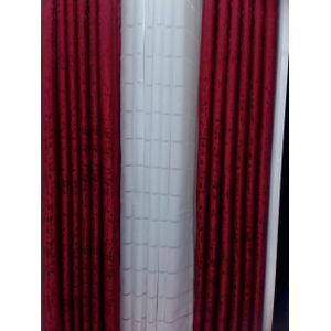 : 2pc  New Fashion Blackout Curtains (4m Each) with 1pc Heavy White Plain Sheer (3m). Both Curtains and Sheer have Eyelet Header for Easy Installation and Premium Look.