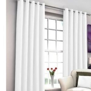 1 Pcs Of White Curtain Comes As One Piece