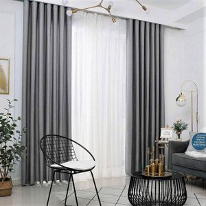 Curtains With Sheer 3Piece Gray Curtains 2Pcs 1.5M Each + FREE SHEER Curtains 5 X 8 Feet Door, Window Set Of 2 Pieces Comes With Sheer