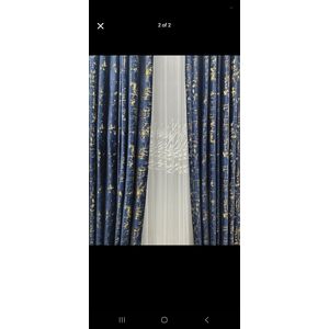Heavy Velvet CURTAINS -3pcs, 1.5m Each +3m - Sheer Long Enough To Cover Your Window.