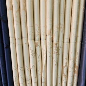 Two Pieces NEW BLACKOUT curtains (1.5m+1.5m) with 1pc heavy white sheer (2m).All panels have an eyelet header and a height of 2.4m