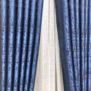 HOT SALE!!! Stylish BLUE Blackout Curtains 2Pcs For Windows And Doors (each Measuring 150CMx225CM) And 1Pc WHITE Sheer Measuring 200cmX225CM.
