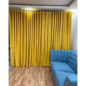 MUSTARD YELLOW curtain (ngunia) 3M(1.5M+1.5M) AND 2M HEAVY sheer For Living Room Window and Door.