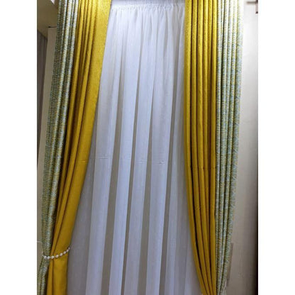 4PCS Curtain Each 1.5m And 4m Sheer