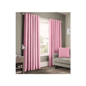 2PCS OF PINK CURTAIN (EXCLUDES SHEER).