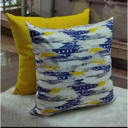 Fibre Solid Throw Pillows Pack Of 2pcs just as in the picture- 18x18inch(45x45cm)