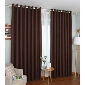 2Pcs NEW FASHION BROWN CURTAINS WITH WITE LIGHT SHEER For Living rooms/ dinning  Windows , Bedroom  for windows and Doors.