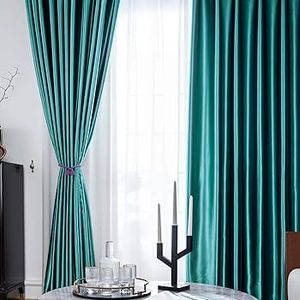 TARQUOISE CURTAIN FOR WINDOW AND DOOR.