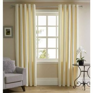 Anniversary Deal Cream Curtains For Window And Door Good Quality