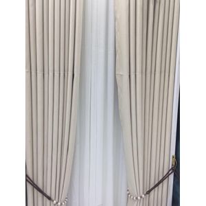 2pcs CREAM PATTERNED Blackout Curtain 1.5M/2M Each (Sheer Available Separately) NEW ARRIVALS