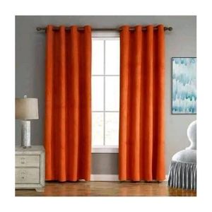 1pc  ORANGE CURTAIN Comes As One   For Your Windows