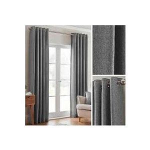 1PC GREY BLACKOUT CURTAIN FOR WINDOW (Excludes Sheer) (One Panel Per Item) 800cm X 225cm (Order Two Items For Appearance Similar To The Picture)  (800cmx225cm)