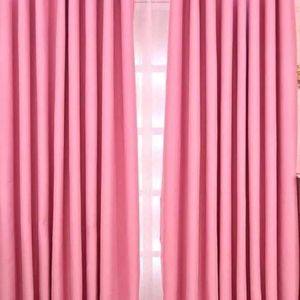1Pcs NEW FASHION PINK CURTAINS  For Living Rooms/ Dinning Windows , Bedroom For Windows And Doors.