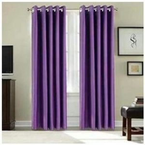 Purple Curtain For Window And Door