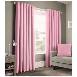 Pink Curtain For Windows And Doors