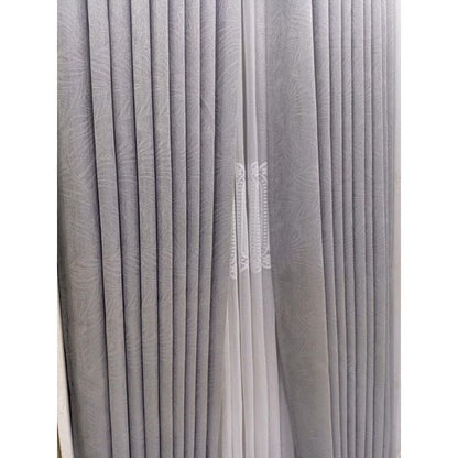 2Pc GREY Curtain 2M+2M HEAVY BLACKOUT Design